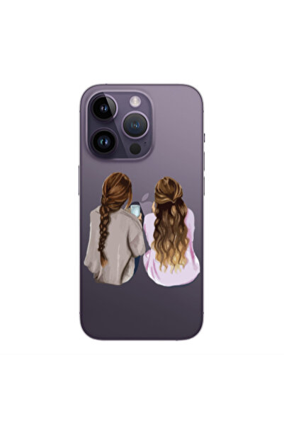 Other Apple iPhone 14 Pro Friends Transparent Silicone TPU Θήκη