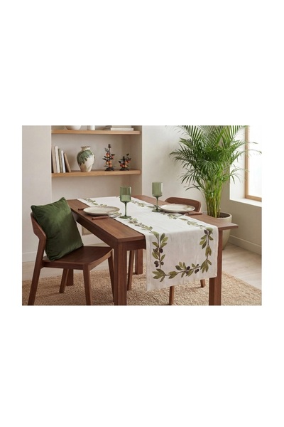 Porland Olive Pamuk Runner 50x150cm