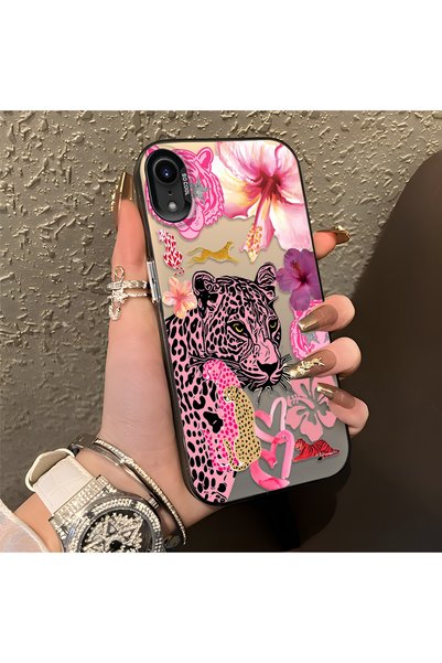 Hontinga حافظة هاتف متوافقة مع iPhone XR مصنوعة من السيليكون ذات حافة صلبة وخ...