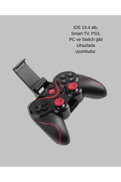 ZERO LAND BİREYCEL Bluetooth Kablosuz Oyun Kumandası – Android, iOS, (181931) PC Uyumlu