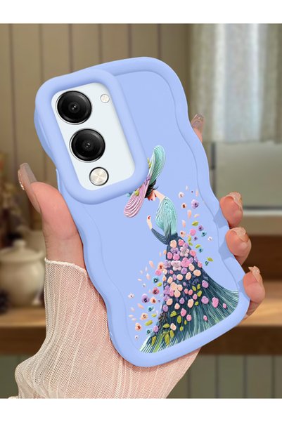 Hontinga حافظة متوافقة مع هاتف Vivo Y19e، حافظة حماية للكاميرا من السيليكون ا...
