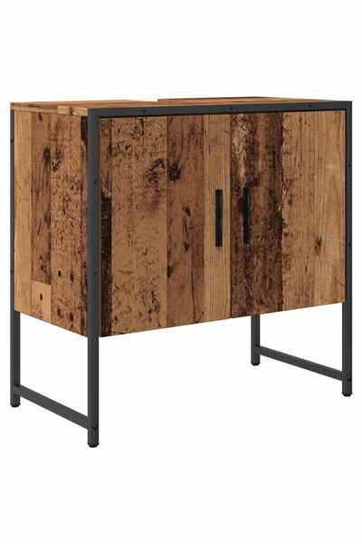 vidaxl Dulap pentru chiuvetă baie lemn vechi 60x33x60cm lemn prelucrat