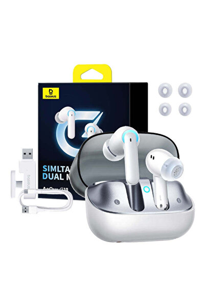 Baseus Căști fără fir AeQur G10, TWS, Bluetooth 5.3, 50mAh (căști), 400mAh (c...