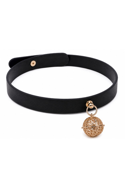 VELVIA Lingerie Neck Collar with Decorative Ball