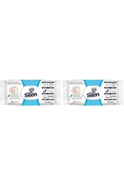 Yıldızan Terra Organik Silen Surface Cleaning Wipes with White Soap Scent 1X1...