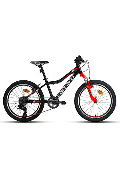 Carraro Speed 200 20 Jant 7 Vites V-Fren Çocuk Bisikleti / Siyah Kırmızı Beyaz