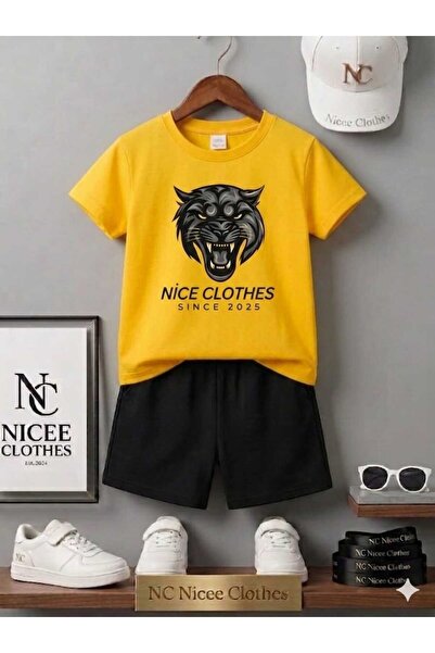 NC Nicee Clothes ΚΑΛΟΚΑΙΡΙΝΟ ΠΑΙΔΙΚΟ ΜΠΛΟΥΖΑΚΙ ΚΑΙ ΣΟΡΤΣ UNISEX (ΜΕ ΣΤΑΜΠΑ ΛΕ...