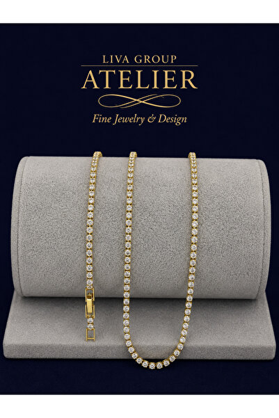 Liva Group Atelier Zarif Tasarım Set, Premium Su Yolu Kolye & (Ek Aparatlı) B...