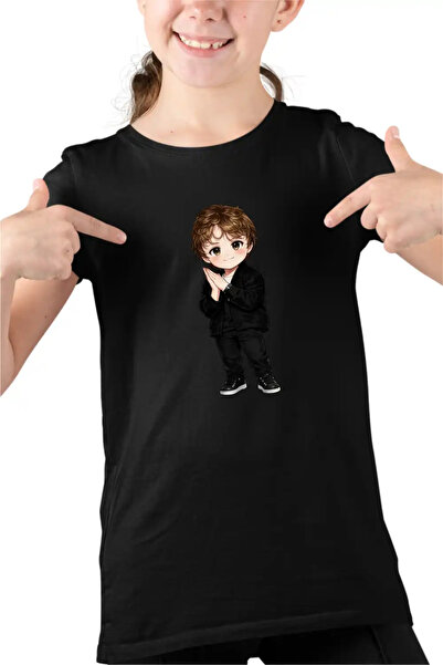 OEM Tricou Copii Fete Lewis Capaldi Chibi Cartoon