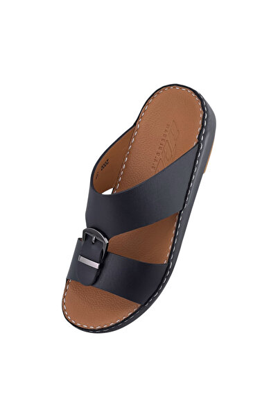 Alnahham A E T Handmade Arabic Sandals For Men | Comfortable Outdoor Mens Slippers | Genuine PU Leather