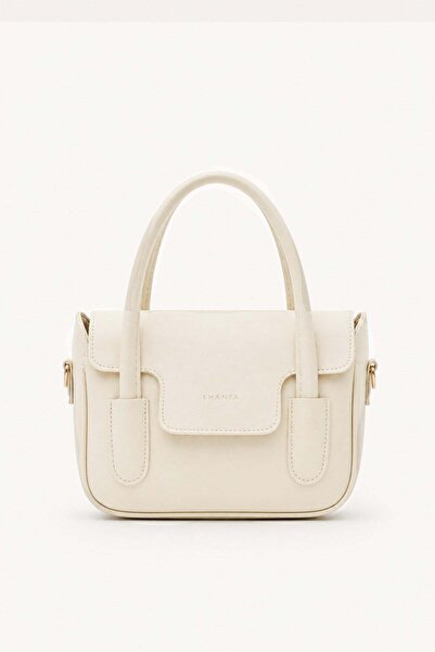Shanta Cream D63 Women's Daily Hand and Shoulder Bag with Adjustable Shoulder...