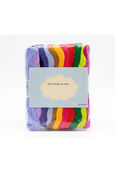 OEM Cotton Embroidery Thread Top Bottom Set (24 8m skeins)