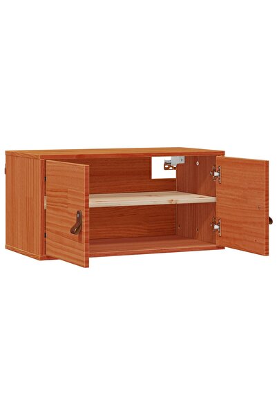 vidaxl Dulap de perete Maroniu cerat 60 x 30 x 30 cm Lemn de pin masiv
