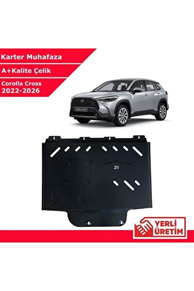 Bagajon Toyota Corolla Cross 2022-2026 Çelik Karter Muhafaza Çelik Koruma Sac...