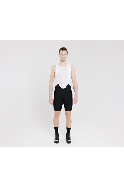 KLS pantaloni scurți de ciclism cu bretele și bavetă (negru, mărimea L)