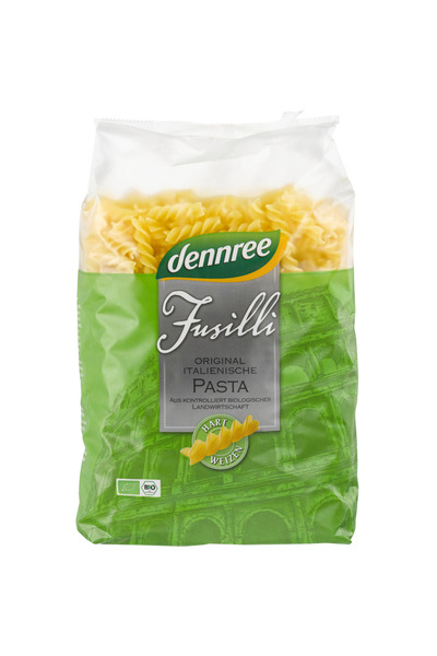 Dennree Fusilli din Grâu Dur Organic 1 kg