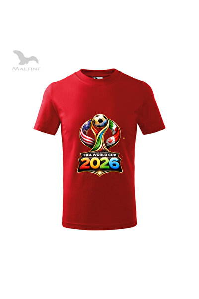 Malfini Tricou Copii Bumbac 165g/m2 Print DTF Campionatul Mondial 2026