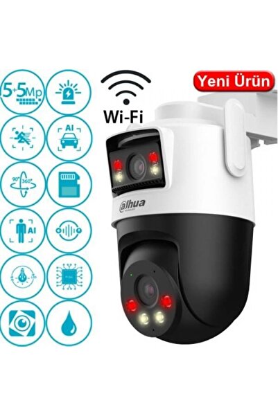 DAHUA IPC-WPT1539DDSW-5E2-PV 5+5MP Dış Mekan Wi-Fi Çift Lensli & Speed Dome T...