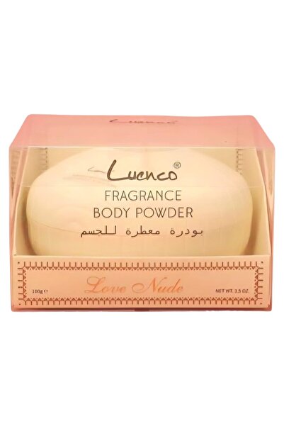 LUENCO بودرة معطرة للجسم مع إسفنجة برائحة جذابه وفواحة وثابته وتحتوي على العط...