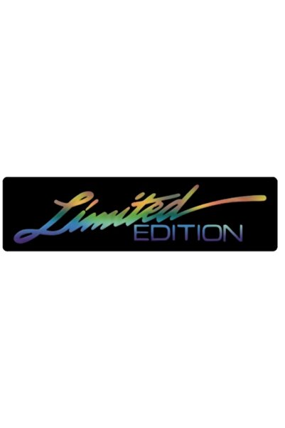 Oracal Autocolant ediție limitată, cu text cameleon holografic și fundal negr...