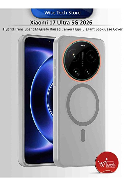 Wtech Xiaomi 17 Ultra 5G 2026 Hybrid Translucent Magsafe with Magnetic Chargi...