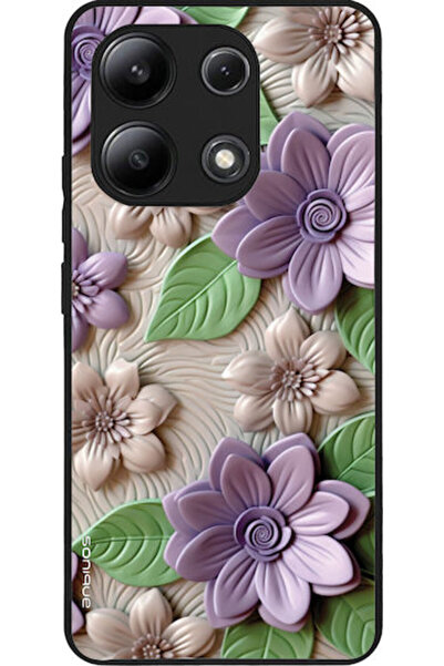 Other Θήκη Sonique Σειράς 3D Λουλουδιών για Xiaomi Redmi Note 13 4G Βιολετί