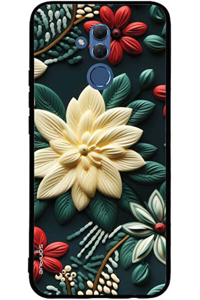 Other Θήκη Sonique Σειράς 3D Λουλουδιών για Huawei Mate 20 Lite Πράσινη