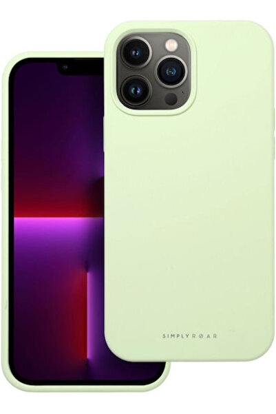 roar Θήκη πλάτης σιλικόνης Cloud-skin, ανοιχτό πράσινο (iPhone 13 Pro Max) Κω...