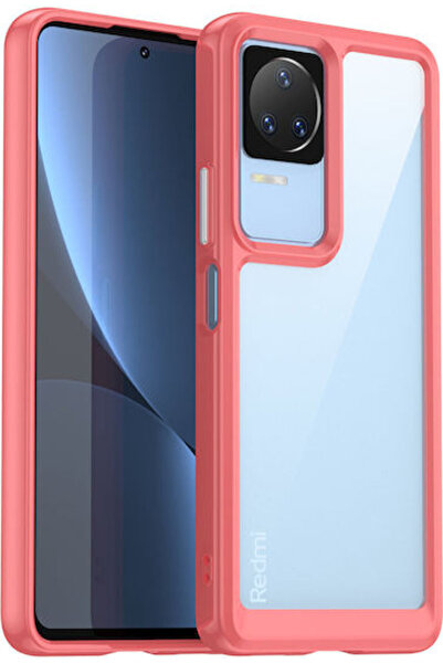 Hurtel Outer Space Πλαστικό Κόκκινο Πίσω Κάλυμμα (Poco F4 5G)