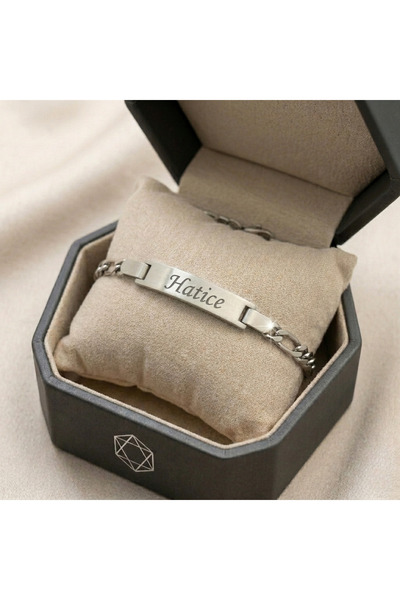 Steel Art Kuyumculuk Çelik İsimli Bebek Çocuk Bileklik Künye Unisex
