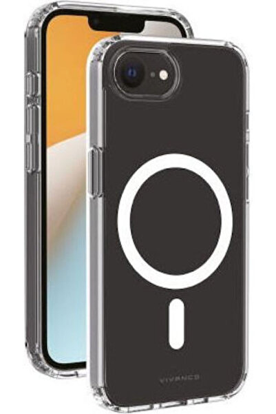Vivanco Mag Steady Cover Διαφανής Πίσω Θήκη Σιλικόνης για iPhone 17e / 16e Κω...