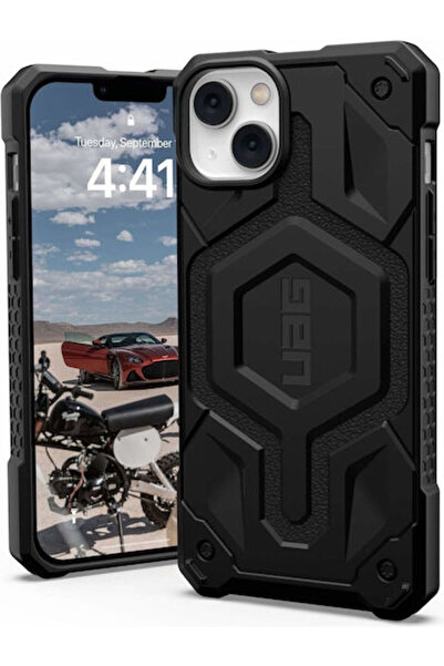UAG Monarch Pro Πίσω Κάλυμμα από Ίνες Αραμιδίου 2mm Μαύρο (iPhone 14 Plus) Κω...