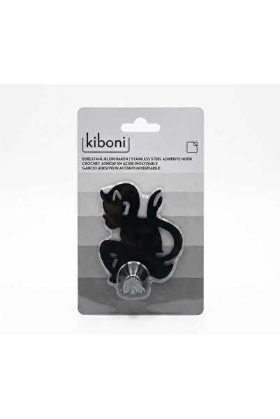 kiboni Cuier autoadeziv decorativ din inox Kiboni, model Drăcușor