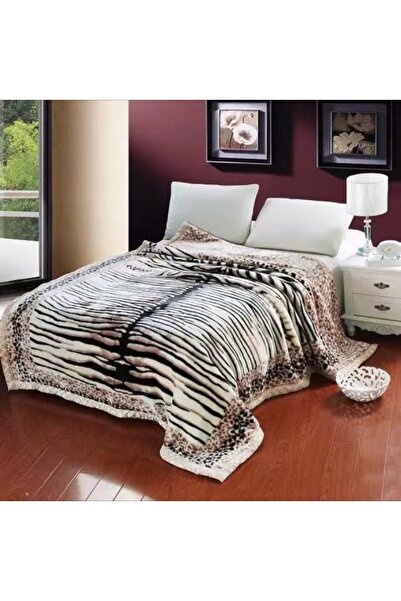 MILANO COLLECTION Patura Cocolino Dubla Groasa 4 kg, Zebra Exotic, 220x200 cm