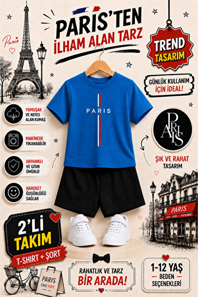 OVERMAX Paris Printed Chic Kids Premium Dječji Set – Stil inspirisan Parizom ...