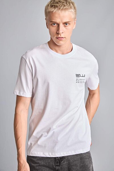 DeFacto Regular Fit Printed Short Sleeve T-Shirt H8471Ax26Hs