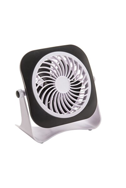 EQUATION Mini ventilator de birou, 3 W, 2 viteze, USB, Negru