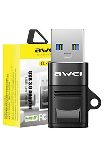 AWEI Adaptor USB-C USB-A Pentru Macbook Air Pro 13 15 16 2021 2022