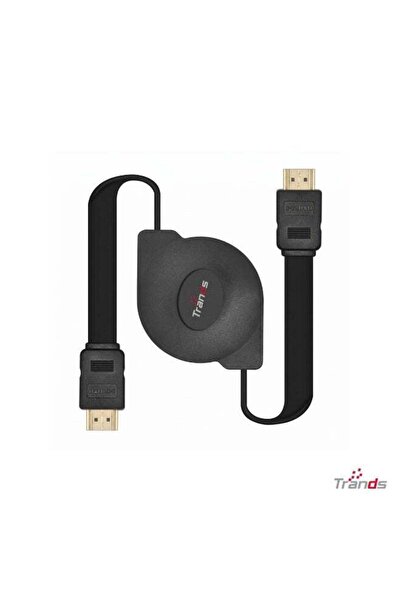 trands كابل HDMI 2.0 قابل للسحب (1 متر) - CA888، يدعم دقة 4K، سرعة عالية 5 جي...