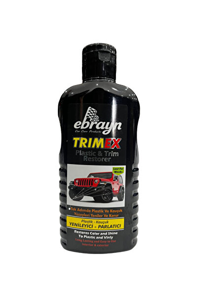 Ebrayn Trimex Plastik ve Kauçuk Yenileyici Parlatıcı 200 ml - Dış Aksam Resto...