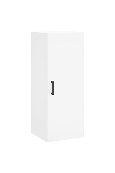 vidaxl Wall-mounted cabinet, white, 34.5x34x90 cm