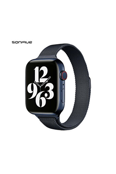Other Λουράκι Sonique από Ανοξείδωτο Ατσάλι Μπλε (για Apple Watch 38/40/41/42mm)