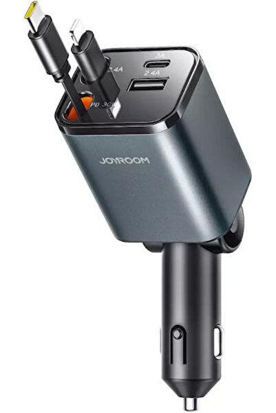 Joyroom JR-CCL05 Φορτιστής Αυτοκινήτου 30W με Θύρες: 1xUSB 1xType-C με Καλώδι...