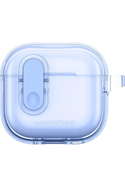 Amazingthing Μίνιμαλ Θήκη Σιλικόνης σε Μπλε χρώμα για Apple AirPods 4