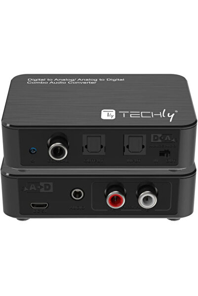 Techly Μετατροπέας Toslink / RCA / micro USB αρσενικό σε Toslink / RCA / micr...