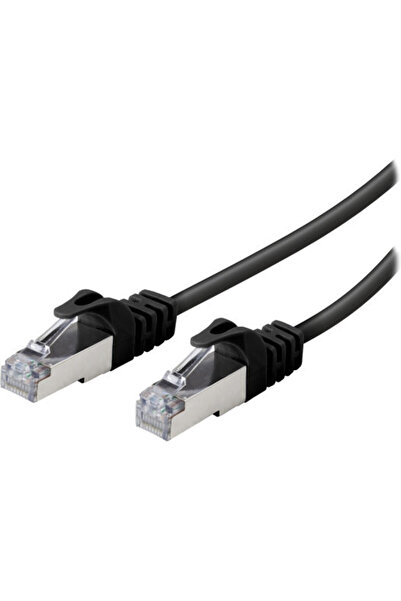Vivanco Καλώδιο Ethernet U/UTP Κατηγορίας 8, 1,5μ, Μαύρο