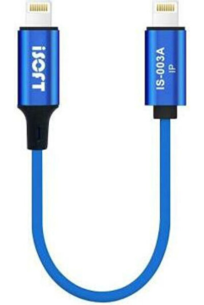 OEM IS-0033A Μετατροπέας Lightning αρσενικό σε Lightning αρσενικό Μπλε 1 τεμάχιο