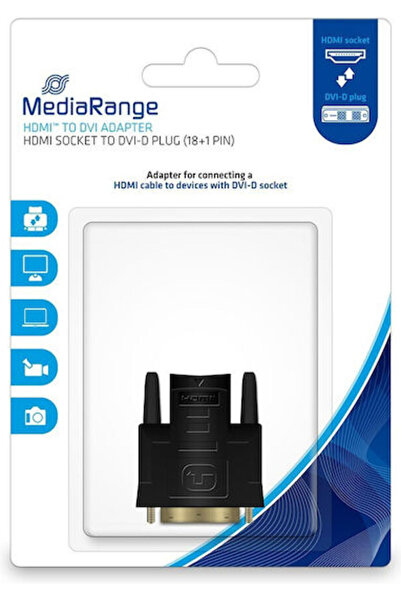 MediaRange Μετατροπέας HDMI αρσενικό σε HDMI θηλυκό Χρυσός 1 τεμάχιο MRCS170