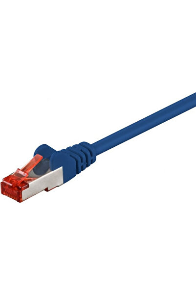 goobay Καλώδιο Ethernet Gigabit S/FTP Κατηγορίας 6, 0.5μ, Μπλε, Κωδικός: 95462