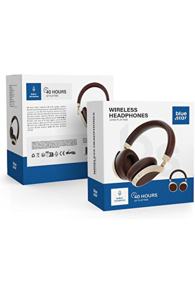 OEM Blue Star BH06 Ασύρματα / Ενσύρματα Ακουστικά On-Ear με 40 ώρες λειτουργί...